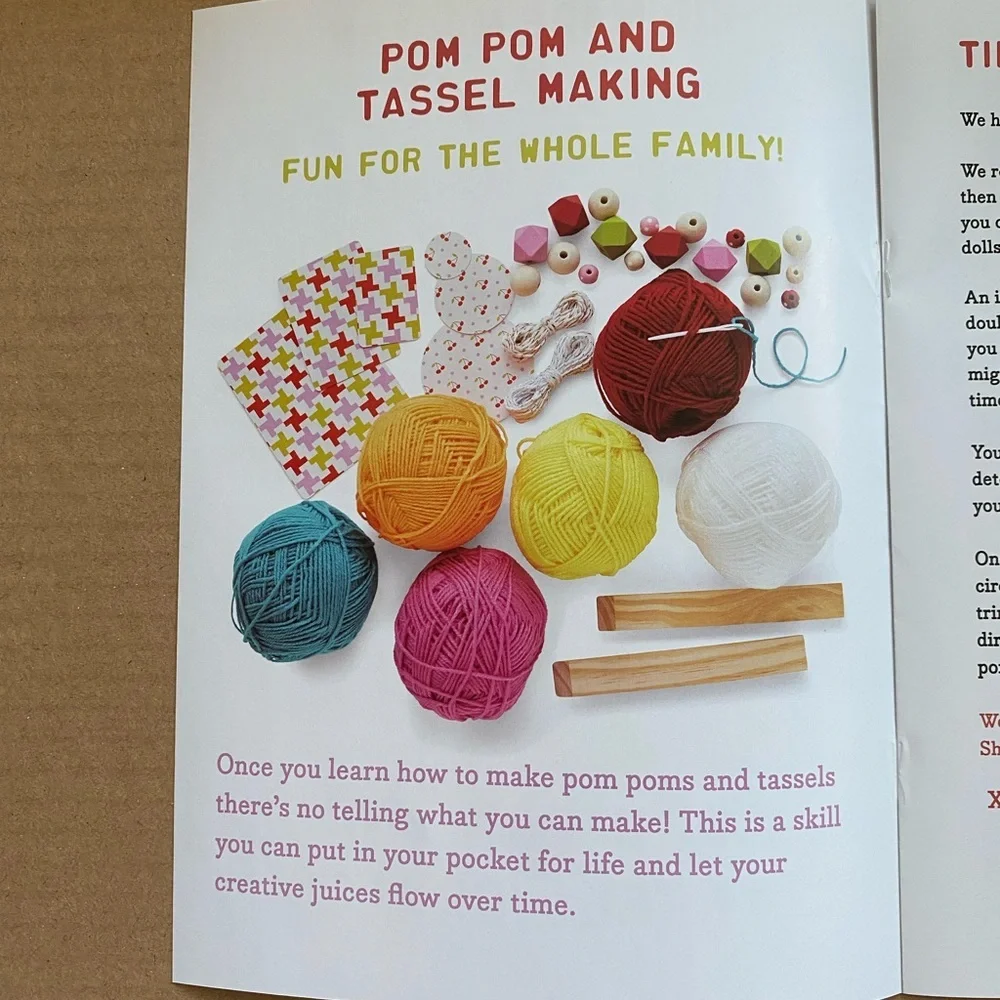 Kid Made Modern Craft Kit- Pom Pom and Tassel Crafts